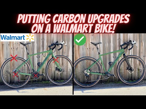Can we make a WALMART gravel bike ACTUALLY GOOD?? *ozark explorer*