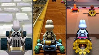 Evolution of Dry Bones in Mario Kart (2005-2019)