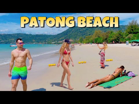 【🇹🇭 4K】Phuket 2023 Patong Beach - Walking Tour Thailand