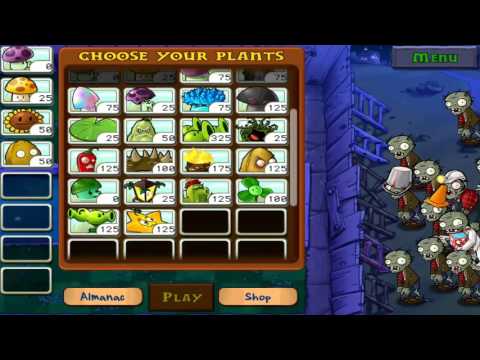 Plants vs Zombies in the mist night