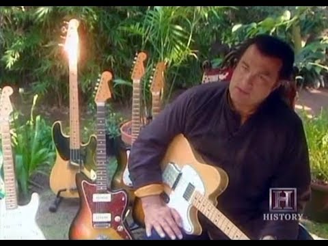 Steven Seagal's incredible guitar collection - SRV, B.B. King, Albert Collins