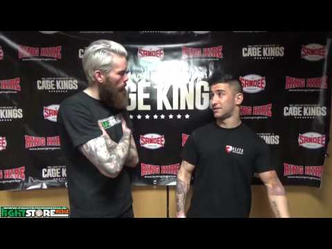 Razvan Piticas post fight interview at Cage Kings Dublin