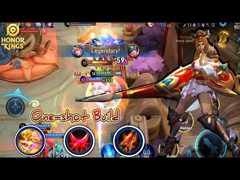 MUST TRY THIS BROKEN BUILD!! FULL CRIT ATHENA IS CRAZY!! | JUNGLE GAMEPLAY | HONOR OF KINGS | 57