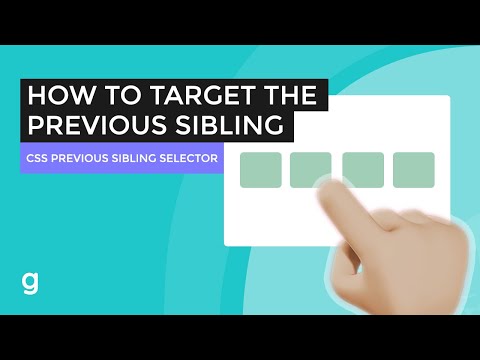 Css Previous Sibling Selector
