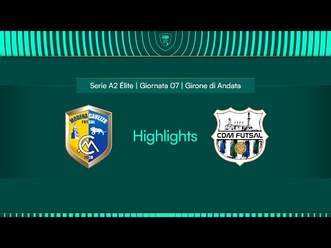 Modena Cavezzo-CDM Futsal 4-3 | 7ª giornata | Serie A2 Élite 2024/2025 - Girone A | Highlights