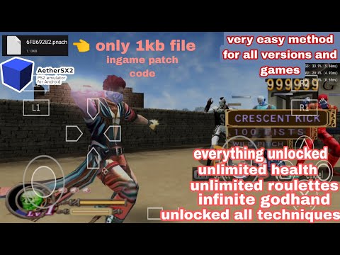 God Hand Aethersx2 PS2 Patch codes unlocked everything 🔥 Simple Tutorial just 1 step 😱#aethersx2