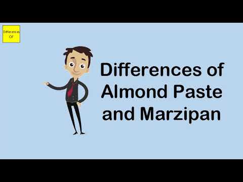 Differences of Almond Paste and Marzipan