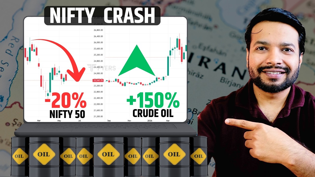 Crude Oil बढ़ते ही Nifty 50 क्यों गिरता है? पूरा गणित समझें
