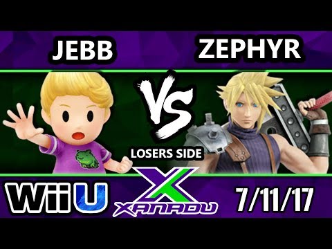 S@X 210 - Jebb (Lucas) Vs. Zephyr (Cloud) - SSB4 Losers Side - Smash 4 - Smash for Wii U.