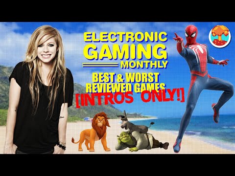 Electronic Gaming Monthly's Best & Worst Reviewed Games: Intros Only (Supercut) - Defunct Games
