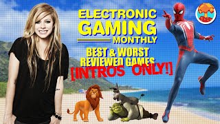 Electronic Gaming Monthly's Best & Worst Reviewed Games: Intros Only (Supercut) - Defunct Games