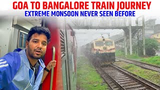 GOA TO BANGALORE Train journey in 2 parts  - Experiencing Dudhsagar falls and more