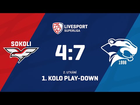 1. kolo play-down | SOKOLI Pardubice - PSG PANTHERS OTROKOVICE 4:7
