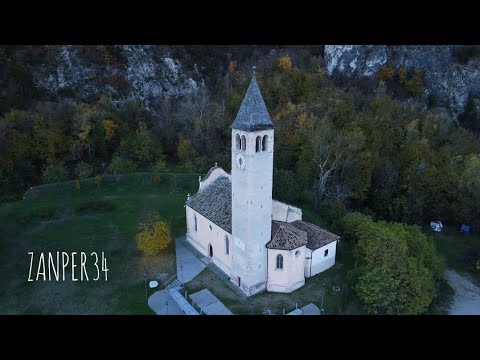 #djiminise Orbit mode... Chiesa di Zambana Vecchia Italy