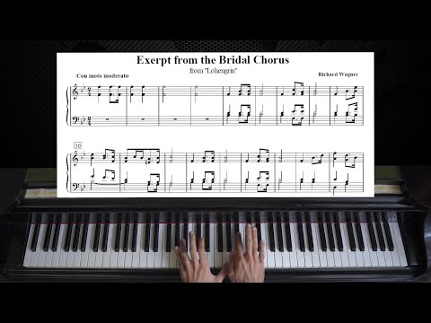 Wagner - Bridal Chorus (Here Comes the Bride) | Piano Tutorial