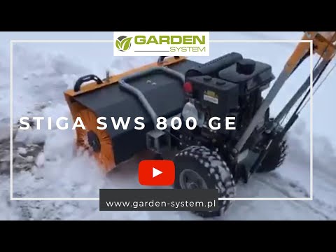 STIGA SWS 800 GE motorová zametacia metla s elektroštartom