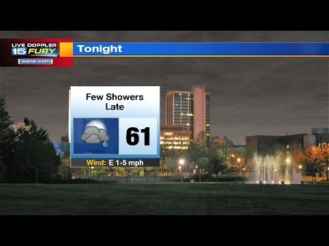 Saturday Evening Forecast Update