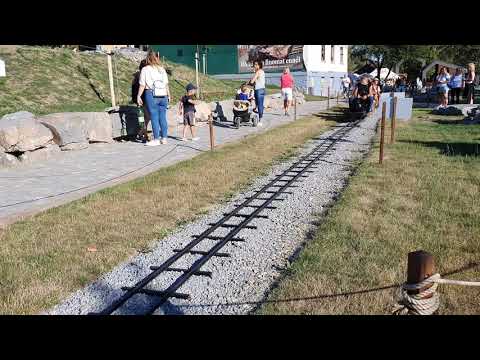 Mini Transilvania Park kisvonat . Mini Erdély Park .