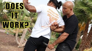 How to disarm a knife in your back!
