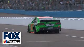 Danica Patrick and Justin Allgaier Crash - Phoenix - 2014 NASCAR Sprint Cup