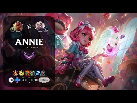 Annie Support vs Rakan - KR Master Patch 14.6