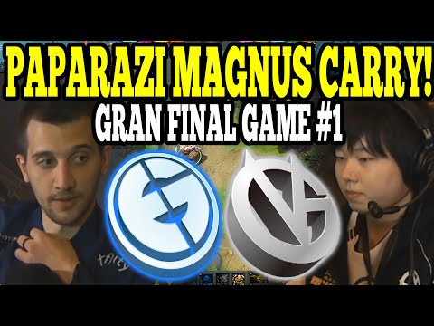 PAPARAZZI MAGNUS CARRY!! EG vs VG [BO5] "GAME 1" FINAL ONE SPORTS SINGAPORE WORLD DOTA 2