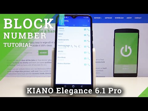How to Block Number in KIANO Elegance 6.1 Pro – Blacklist