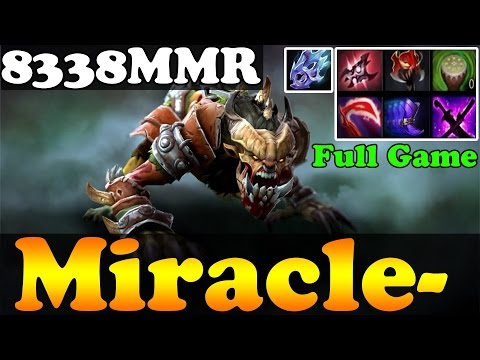 Dota 2   Miracle  8338MMR Plays for Lifestealer Full Game