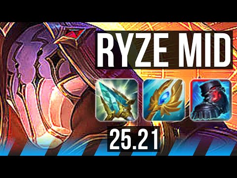 RYZE vs VIKTOR (MID) | 7k comeback, 71k DMG, Legendary, 16/3/5 | EUW Master | 25.21