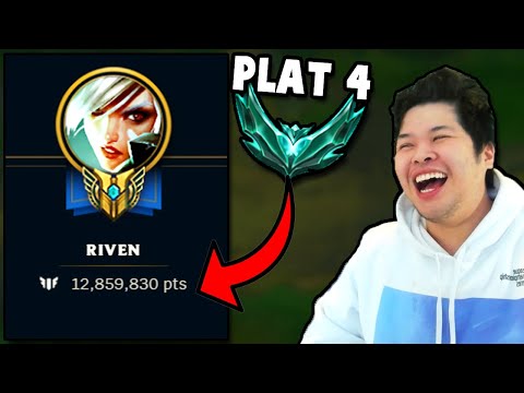I spectated a 13,000,000 Mastery Points PLATINUM 4 Riven and this is how he plays Riven