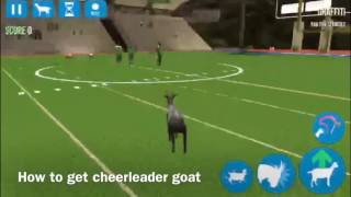 How to get cheerleader goat |goat simulator