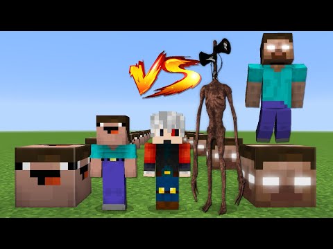 NOOB VS HEROBRINE ŞANS BLOKLARI 😱 - Minecraft