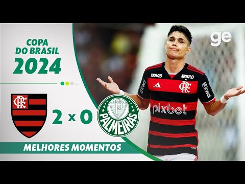 Gols e lances de Flamengo x Palmeiras