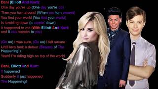 The Happening Glee Lyrics