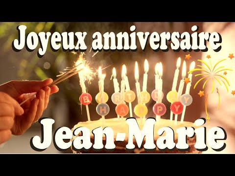 JOYEUX ANNIVERSAIRE JEAN MARIE !!! 🎁🎂 MES VOEUX LES PLUS SINCÈRES 💙💛💕