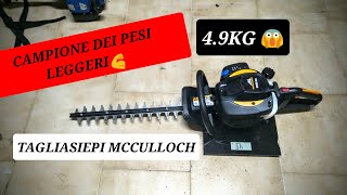 TAGLIASIEPI MCCULLOCH SUPERLITE 4528 | TEST E REVIEW | AGRIEURO | TOSASIEPI HEDGETRIMMERS RECENSIONE
