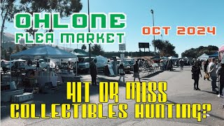 Ohlone Flea Market Oct. 2024 Comics an Collectibles Hunting! Fremont, Bay Area.