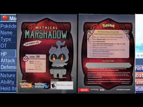 Pokemon Sun & Moon - How To Get Mythical Marshadow...