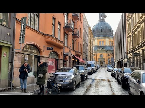 Stockholm Walks: Jungfrugatan (short version, 4k)