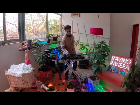 RAVING RIVIERA OLTI ONEYL Live DJ SET @Hostel Hasta La Vista #downtempo #organichouse #melodictechno