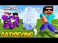 I Escaped Hunters Using SATISFYING Traps in Minecraft!