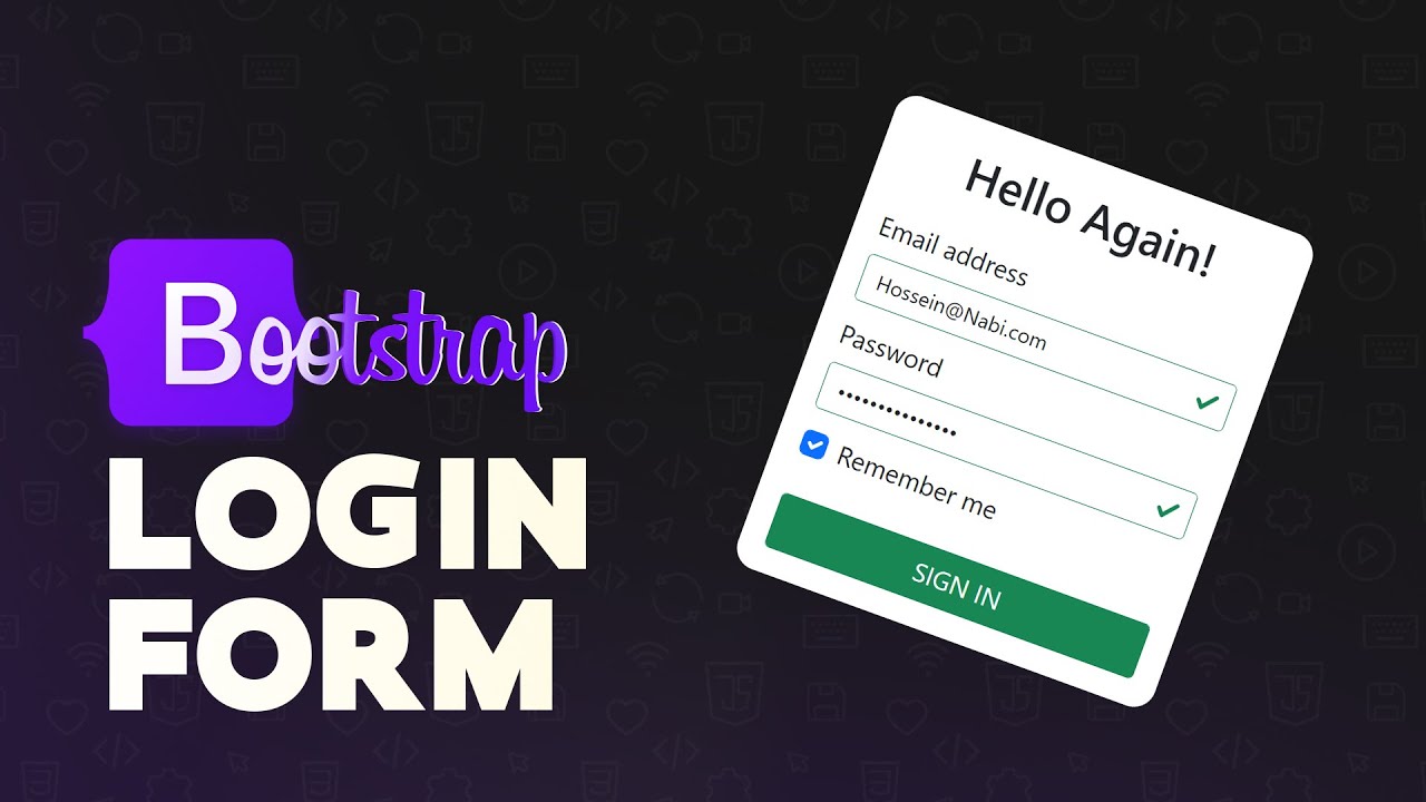 Responsive Login Form using Bootstrap 5