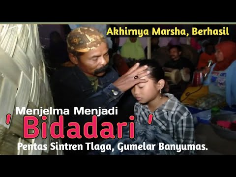 Akhirnya Marsha Berhasil Menjadi ' Bidadari ' Sintren Tlaga Gumelar Banyumas..