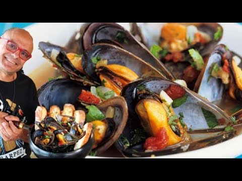 IMPEPATA DI COZZE in bianco ricetta delle cozze