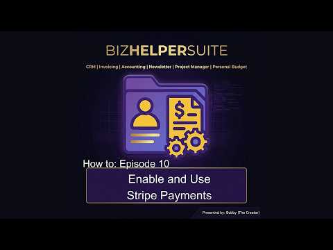 Enable and Use Stripe Payments