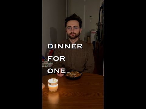 dinner for one