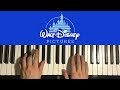 How To Play Walt Disney Intro PIANO TUTORIAL LESSON