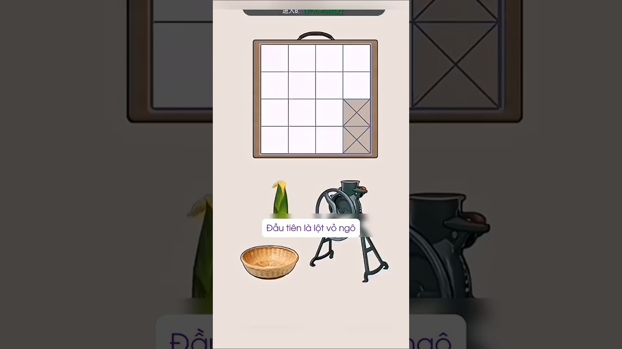 Giúp xếp tất cả đồ vật vào khung 200 IQ