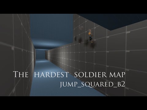 Beating jump_squared (hardest soldier map in TF2)