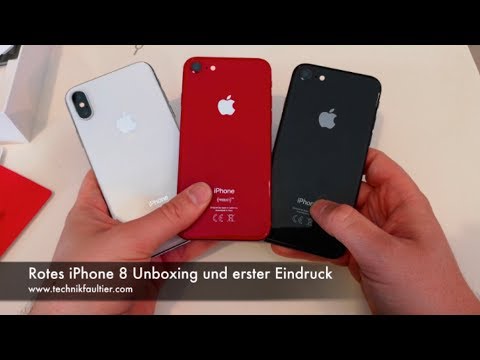 Red iPhone 8 unboxing and first impression